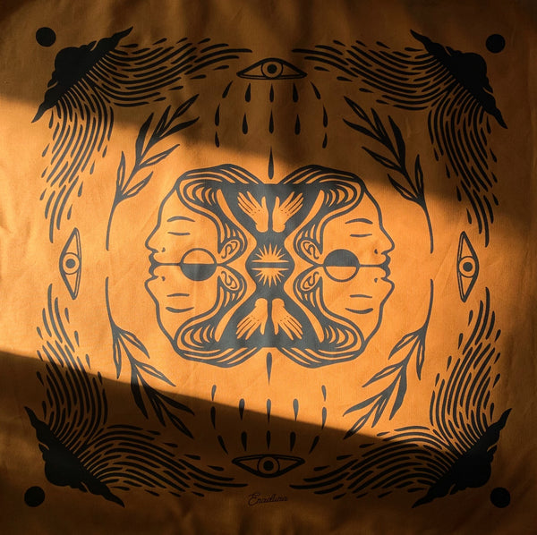 Bandana de algodón cáliz