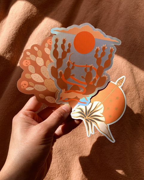 Agave Mirror Sticker