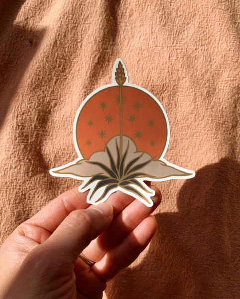 Agave Mirror Sticker