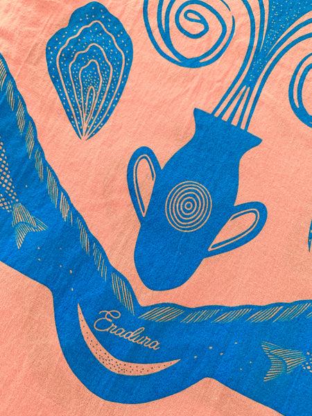 Del Mar Japanese Cotton Bandana, Pink