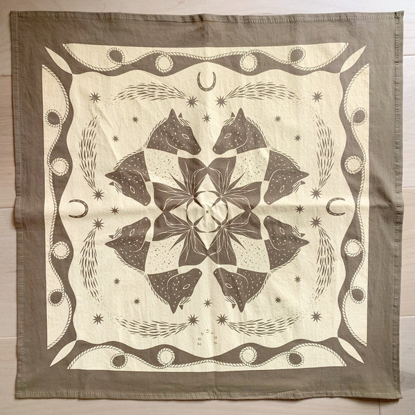 Caballo Japanese Cotton Bandana, Dust