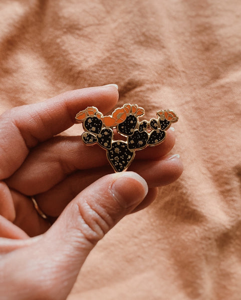 Cosmic Cactus Enamel Pin