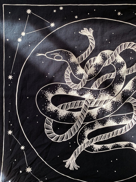 Cosmic Snake Japanese Cotton Bandana