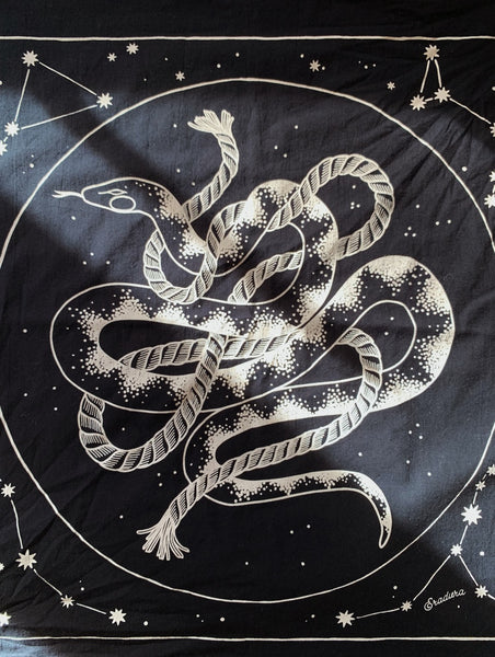 Cosmic Snake Japanese Cotton Bandana