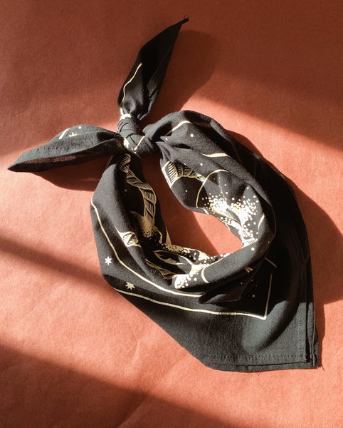 Cosmic Snake Japanese Cotton Bandana