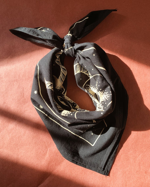 Cosmic Snake Japanese Cotton Bandana