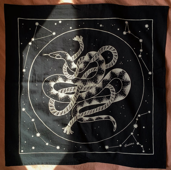 Cosmic Snake Japanese Cotton Bandana