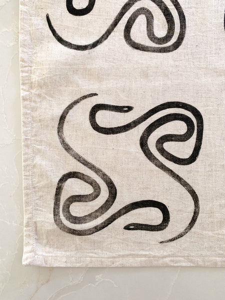 Snake Linen Blend Napkin