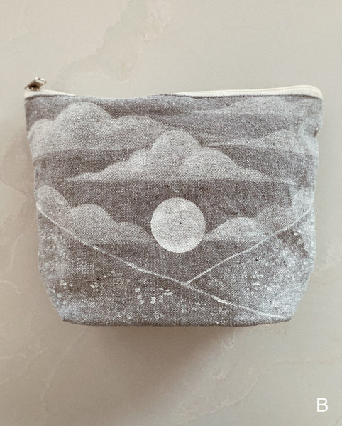 Recycled Canvas Pouch ~ Desert Landscape