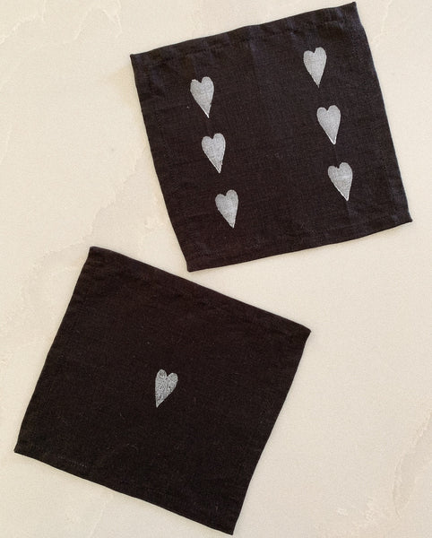 Cocktail Napkins ~ Heart Dice