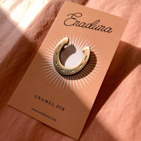 S E C O N D S ~ Golden Horseshoe Enamel Pin