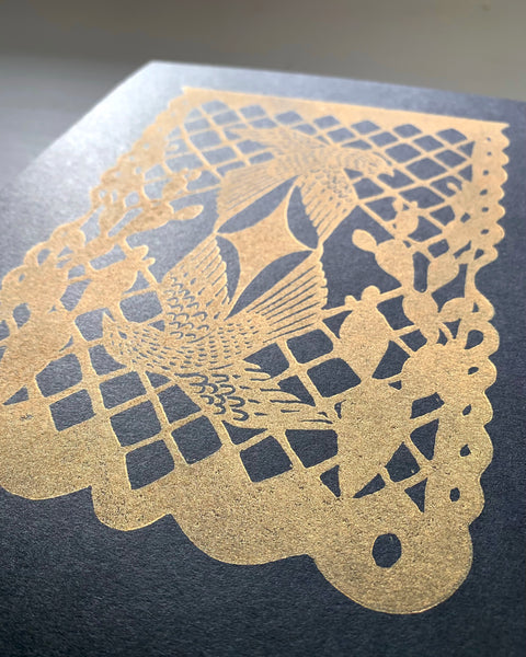 Impresión en bloque de Papel Picado 