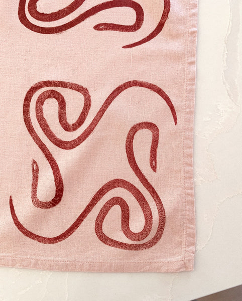 Snake Linen Blend Napkin