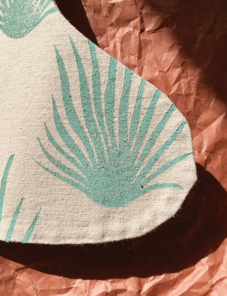 Media estampada en bloque ~ Agave 