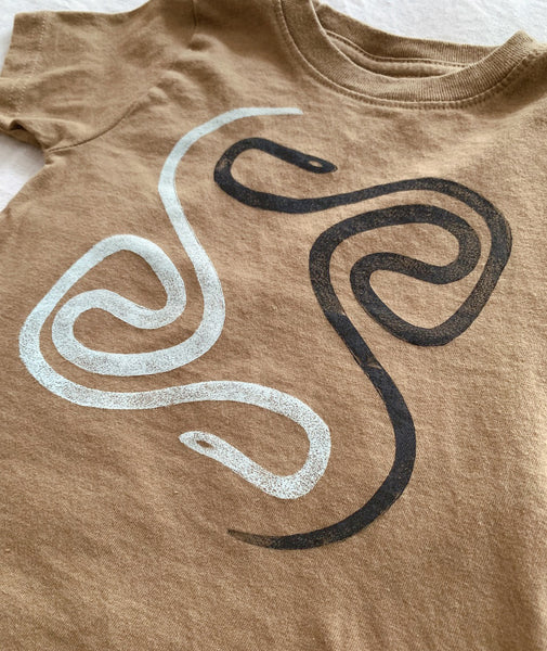 Serpientes Yin Yang Camiseta para niños 