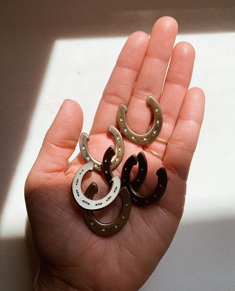 S E C O N D S ~ Golden Horseshoe Enamel Pin