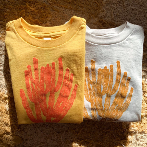 Camiseta para niños pequeños Cactus ~ Pecan 