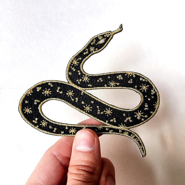 Cosmic Snake Iron-On Patch