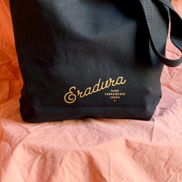 Serpentine Canvas Tote Bag ~ Distant Sun/Moon