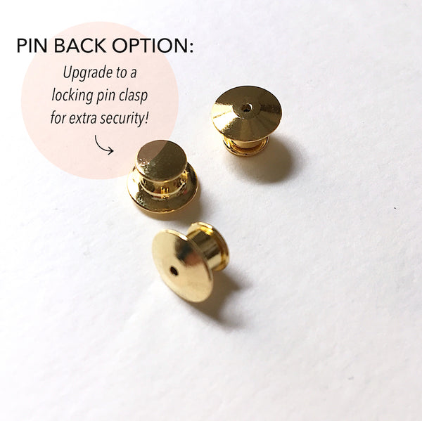 S E C O N D S ~ Hand & Arrow Enamel Pin