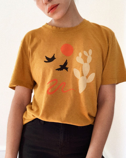 Circle the Sun Camiseta unisex de algodón orgánico/cáñamo