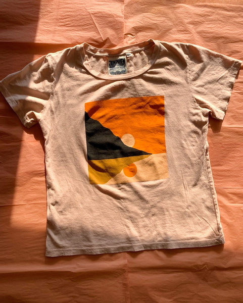 S E C O N D S ~ Twin Suns T-Shirt Organic Cotton / Hemp