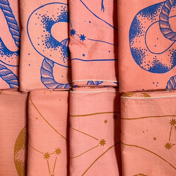 S E C O N D S ~ Limited Edition Pink Cosmic Snake Bandana