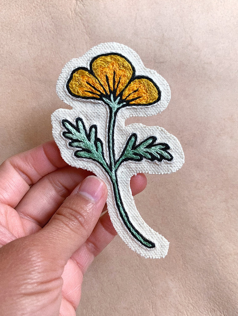 Poppy Patch | Eradura Hand Embroidered Goods