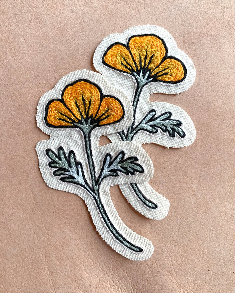 Poppy Patch | Eradura Hand Embroidered Goods