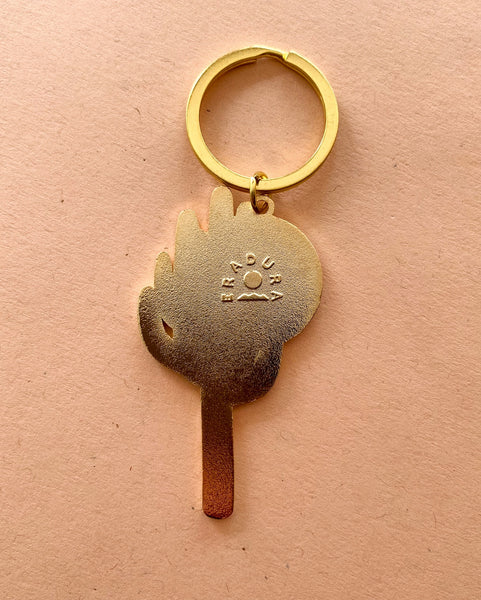 Saguaro Enamel Keychain