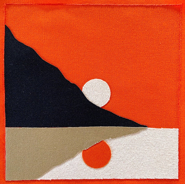 Twin Suns Canvas Collage