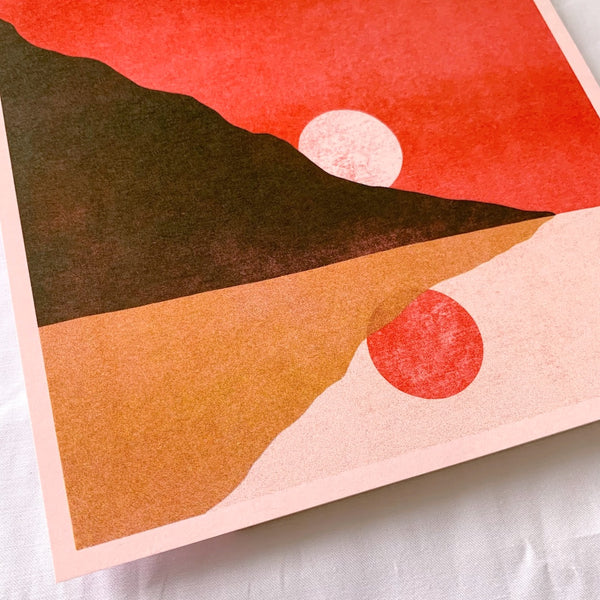 Second Edition ~ Twin Suns Art Print 8x8"